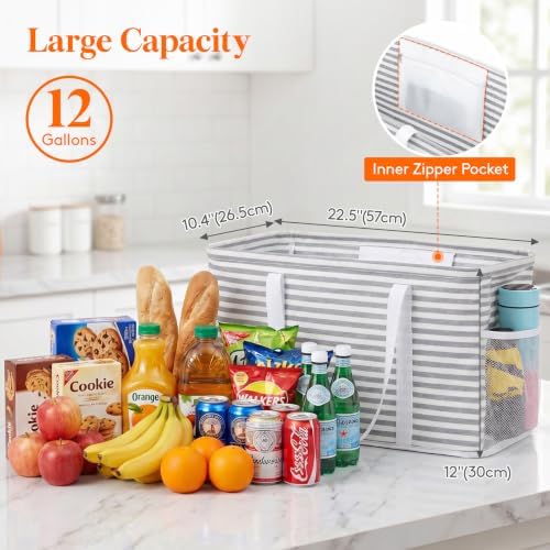 Lifewit Large Tote bag, Reusable Shopping Grocery Bags - Image 3