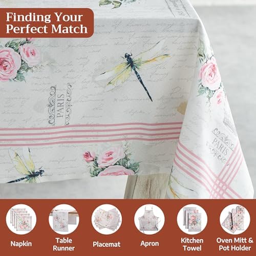Maison d' Hermine Table Cloth Rectangle Table Reusable 100% Cotton 60"x120" - Image 4