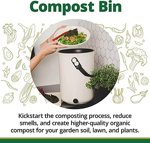 TeraGanix TCM Premium Bokashi Bran, Compost Accelerator, Rice Bran Mix, Odor Eliminator, Bokashi Compost Starter for Kitchen Compost Bin & Soil (5 Lb) - Image 7