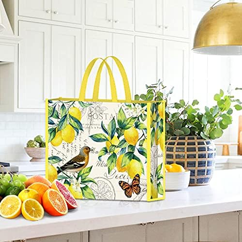 NymphFable Shopping Bags, 6 Pack Mixed Reusable Grocery Tote Bags 50LBS - Image 3