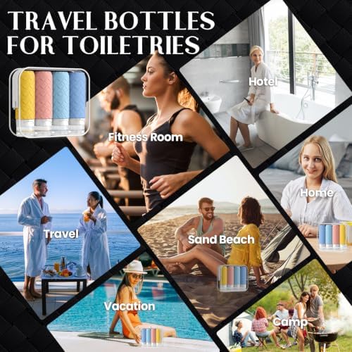 Silevoler Travel Bottles for Toiletries, TSA-Approved Travel Size Container - Image 7