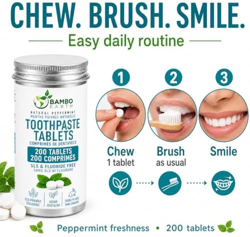 Toothpaste Tablets - Dental Pod Tablets (Mouthwash) - Teeth Whitening Tabs - Image 5