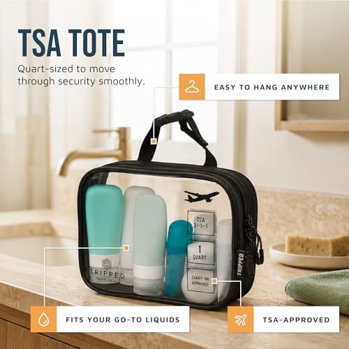 TRIPPED Travel Gear 3-Piece Travel Toiletry Bag Set - Image 4
