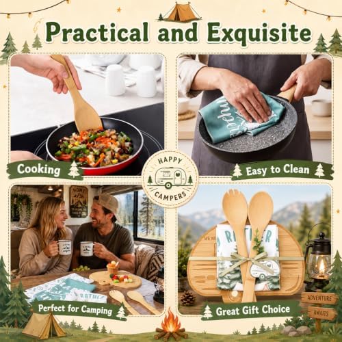 Geelin 21 Pcs Camping Gift Set, Camping Cutting Board Towels - Image 7