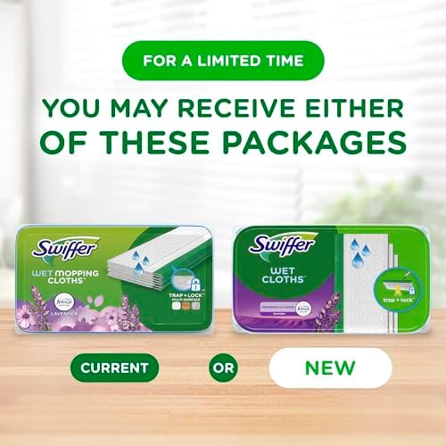 Swiffer Sweeper Wet Mopping Cloths with Febreze Freshness, Lavender Vanilla & Comfort, 24 Count (Pack of 2) - Image 2