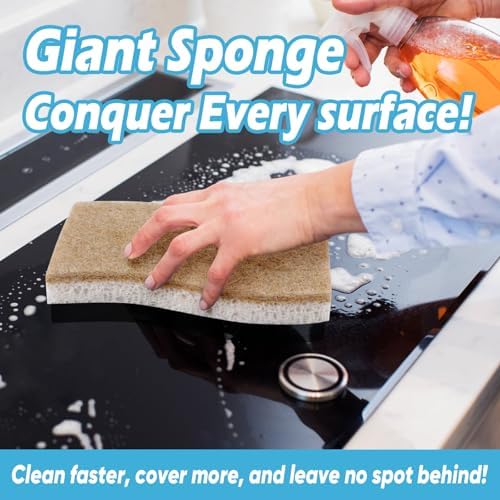 AIDEA XL Sponges Kitchen-6Count, Non-Scratch Scrub Sponge for Dishes - Image 5