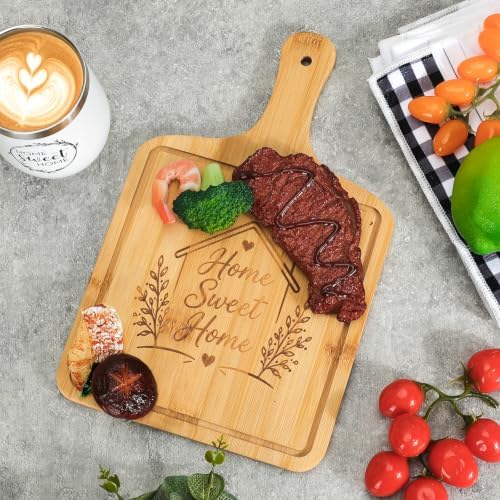 Housewarming Gifts for New Home, Closing Gifts for Home Buyers,New Home Gift Basket with Cotton Rope Basket, Bamboo Cutting Board, Coffee Cups,12PCS Silicone Kitchen Utensils Set & Candle - Image 5