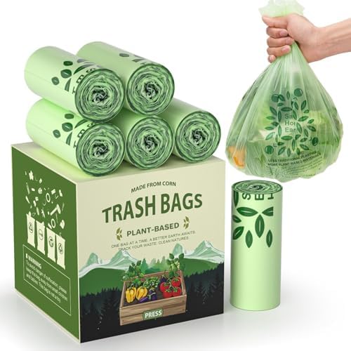 AYOTEE Small Compost Bags 2.6 Gallon Trash Bag, 150 Ct, Unscented Trash bag by AYOTEE