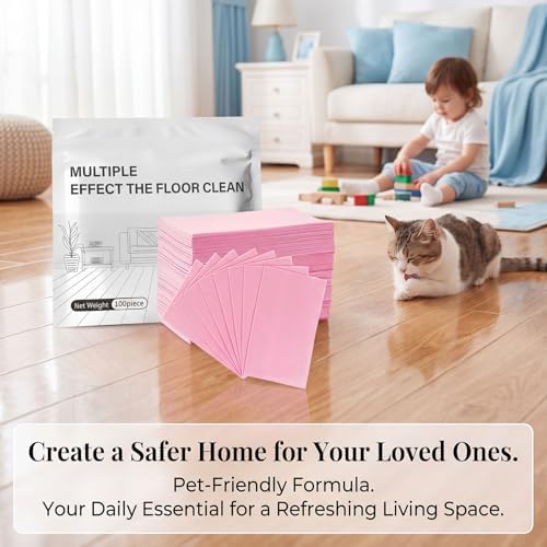 Multiple Effect The Floor Clean, Multi-Surface Floor Cleaning Tablets for Hardwood Tile Laminate Marble Floors (Yellow) - Image 5