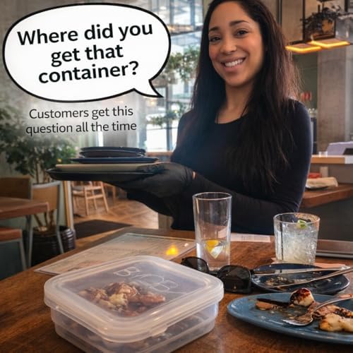 BYOB Collapsible Silicone Food Containers with Attached Lids and Tote Bag – Reusable To-Go & Leftover Containers, Platinum Silicone, Leak-Resistant – 2 Pack (White/Pink) - Image 7
