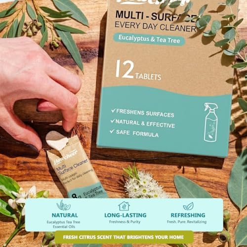 flowcheer Multi Surface Cleaner Refills -12 Pack (Eucalyptus) - Image 4