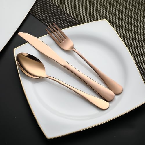 DEVICO Travel Utensils with Case, 5 Piece Portable Silverware Set for Work - Image 4