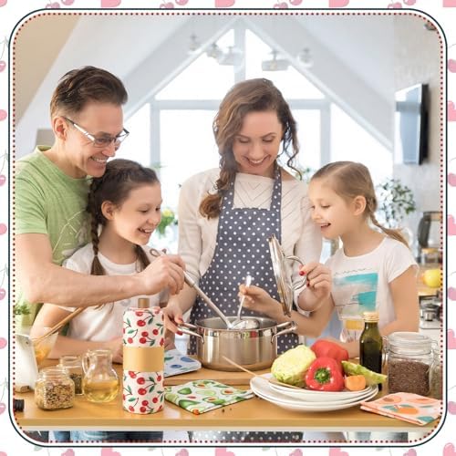 Redbaker 30 Pcs 18 Pcs Reusable Paper Towel for Kitchen,Fruit Design - Image 6