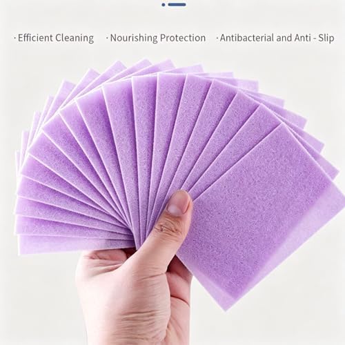 FZYLQY Floor Cleaner Tablets for Mopping Concentrated Floor Cleaning Sheets Dissolvable Multi Surface Floors Care Sheets for Sealed Hard Floor Tile Vinyl Laminate Kitchen Bathroom (Purple, 100 Piece) - Image 2