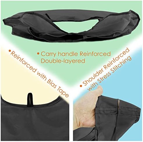 BeeGreen 20 Pack Black Reusable Grocery Bags with Storage Pouch Reusable Shopping Bags Bulk w Elastic Band 50LBS X-Large Foldable Tote Bags Machine Washable-Heavy Duty Cloth Tote Bags for Groceries - Image 4