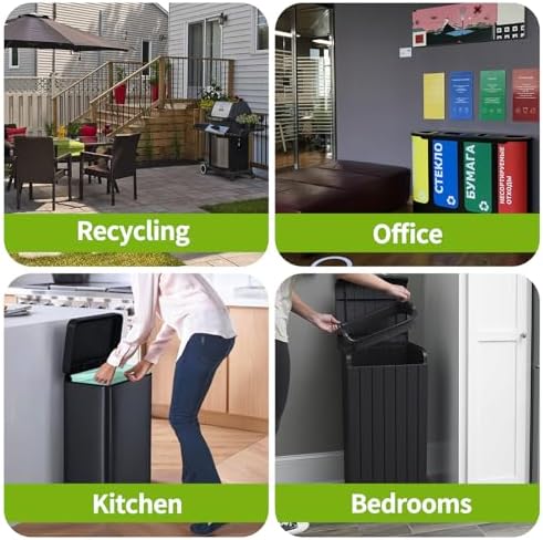 13 Gallon Tall Kitchen Trash Bags - Heavy Duty Leak-Resistant - 80 Count - Image 6