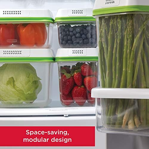 Rubbermaid FreshWorks Produce Saver, Medium Produce Storage Containers, 2 Pack - Image 5