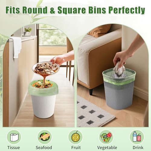 13 Gal Compostable Trash Bags 60ct 50L Garbage Bag - Thick & Leak-Proof - Image 7