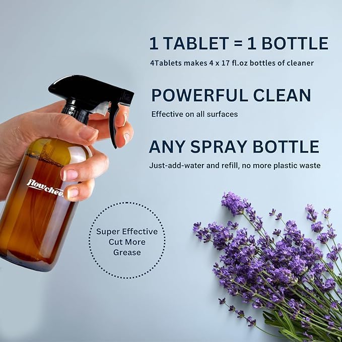 flowcheer Multi Surface Cleaner Refills - 6 Pack (Lavender) - Image 4