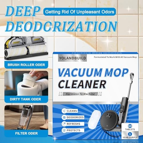 Floor Cleaning Solution Tablet,Compatible with Tineco, Deep Cleans for Multiple Hard Floors, Suitable With All Robot Vacuums with Mopping and Cordless Wet/Dry Vacuum Mop Cleaner-60 Pack,Orange Scent - Image 2