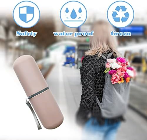 Travel Toothbrush Case, Toothbrush Holder Travel Case Portable Toothbrush Travel Container for Bathroom Travel School Business Camping Toothbrush Case for Traveling - Image 2