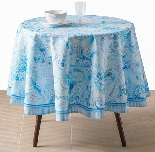 Maison d' Hermine Table Cloth Round Table 100% Combed Cotton 70" Diameter by MaisondHermine