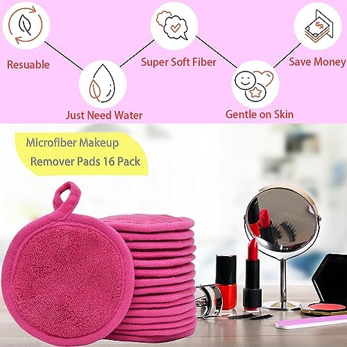 Reusable Makeup Remover Pads Microfiber Face Cleansing Cloth Facial Eraser - Image 2