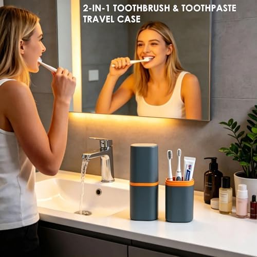 Toothbrush Travel Case - Travel Toothbrush and Toothpaste Case - Image 3