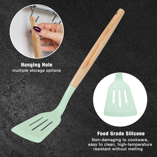 19PCS Green Kitchen Cooking Utensils Set Kitchen Tools Set - Image 4