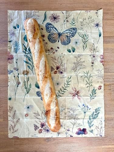 Beeswax Wrap for Bread - Reusable Eco-Friendly Sustainable Food Storage Solution, Keeps Bread Fresher Longer, Natural Alternative to Plastic Wrap - Image 2