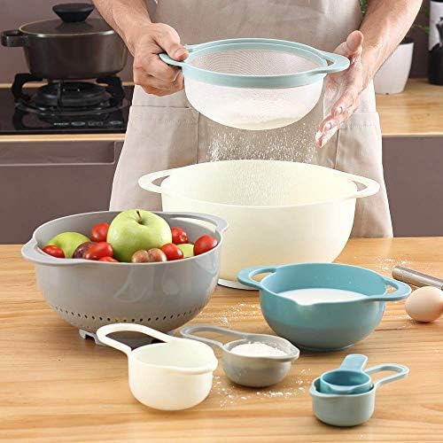Plastic Mixing Bowls, Multicolored, Set of 8, Rv Camping Accessories - Image 5