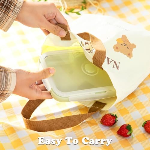 Collapsible Food Storage Containers with Airtight Lid & Vent Valve, 40.5oz - Image 5