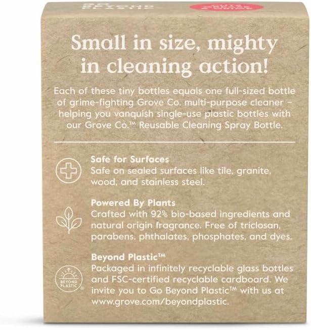 Grove Co. Multi-Purpose Cleaner Concentrate Refills, 2 x 1fl oz - Image 2