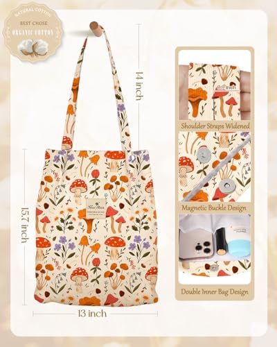 Miss Adola 2 Pack Corduroy Tote Bag with Pouch for Women - Image 4