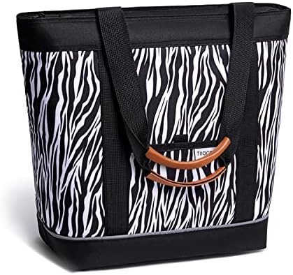 Insulated Cooler Bag Reusable Grocery Tote Bags Transport Large Lunch Box for Women by TIIOCTI