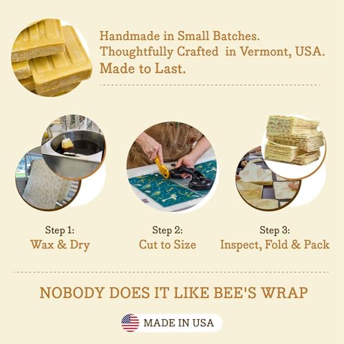 Bee's Wrap Beeswax Bread Wrap - Ocean - Image 2