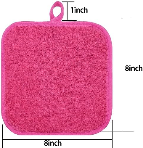 Makeup Remover Cloths Face Pads Reusable Microfiber Facial Cleansing Cloths - Image 6