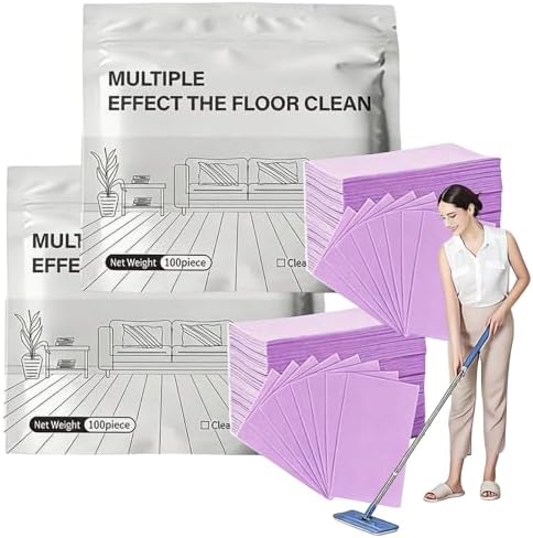 Multi-surface Floor Cleaning Tablets, 200PCS Floor Cleaning Tablets Multi- Surface Cleaner, Free Shine Floor Cleaner Tablet, Multiple Effect the Floors Clean, Concentrated Cleaner for Hardwood, Tile by Unknown