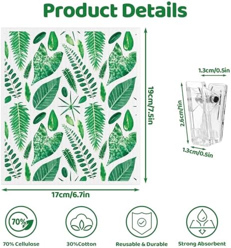 Needbrock 6 Pack Swedish Dishcloths for Kitchen, Swedish Rags - Image 2