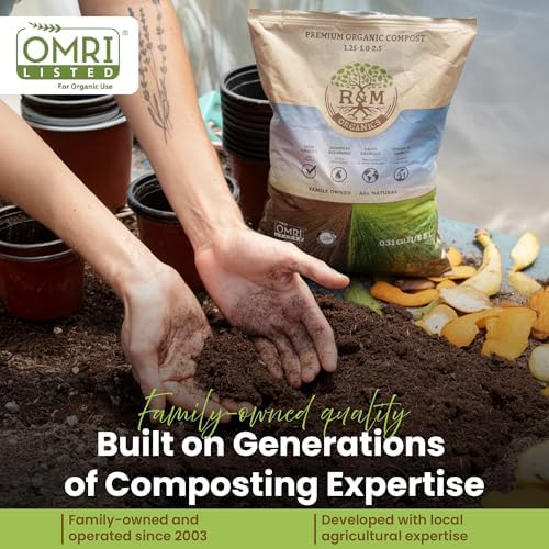 R&M Organics Compost Soil Amendment Fertilizer for Garden Plants & Lawns - Image 5