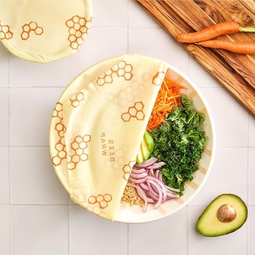 Bee's Wrap Beeswax Food Wraps, 5 Pack Assorted - Honeycomb - Image 6