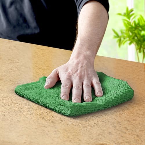 Avalon Towels Bar Towels (Pack of 120) Size 14x17 Inches – 100% Cotton, Absorbent and Reusable Cleaning Rags, Multipurpose Cleaning Towels, Terry Cloth Rags, Durable Shop Rags (Green) - Image 2
