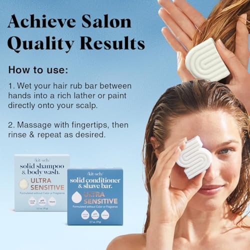 Kitsch Ultra Sensitive Fragrance-Free Bar Soap for Sensitive Skin & Scalp - Image 4