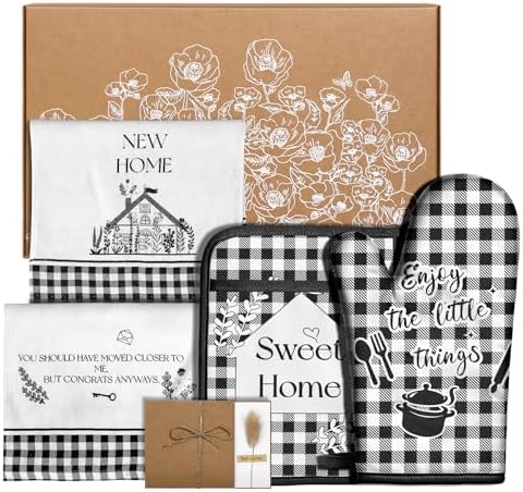 House Warming Gifts, New Home Set of 5 by Coralogo