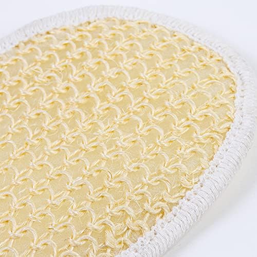 JAIRESTONE Sisal Loofah Exfoliating Pad, Natural Bath Scrubber, 2 Pack - Image 7