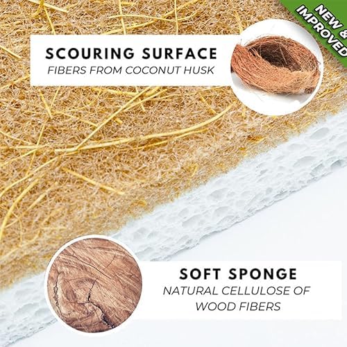 Coconut Fiber Sponges – Natural & Biodegradable. 100% Eco-Friendly - Image 5