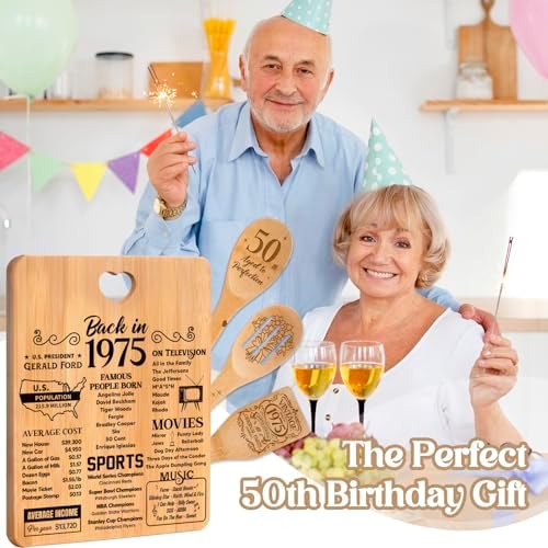 1975 Birthday Gifts for Him Her- "Back in 1975" - Image 2