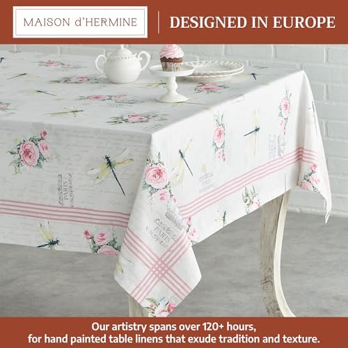 Maison d' Hermine Table Cloth Rectangle Table Reusable 100% Cotton 60"x120" - Image 2