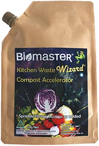Kitchen Waste Wizard Compost Accelerator - 50g - Natural by Biomaster