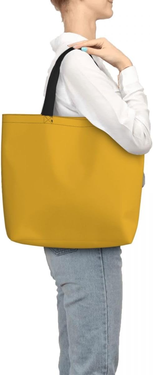 Custom Large Black Tote Bag With Pocket Extra Large Reusable Grocery Bags